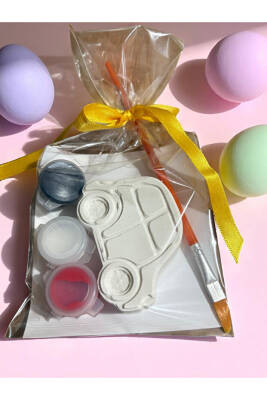 Taşıtlar Araba Taş Boyama Seti | 10 Adet | Kendin Yap | Doğum Günü & Tatil Hediyesi - 5