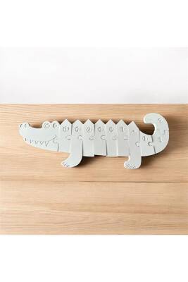 Timsah Puzzle Taş Boyama Seti | Anne & Çocuk Etkinliği | El Becerisi Geliştirici - 5