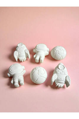 Uzay Çocuk Aktivite Seti Taş Boyama Kendin Yap Seti - 4