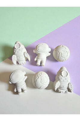 Uzay Çocuk Aktivite Seti Taş Boyama Kendin Yap Seti - 8