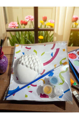 Yaprak - M.Palamutu /Taş Boyama Seti, dıy, kendin Yap, doğum Günü Hediyesi 10 Adet (5+5) 